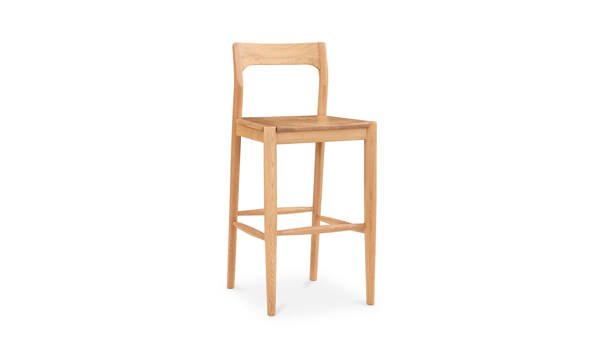 Owing Barstool Natural Oak by Moe's Home Collection - view 13
