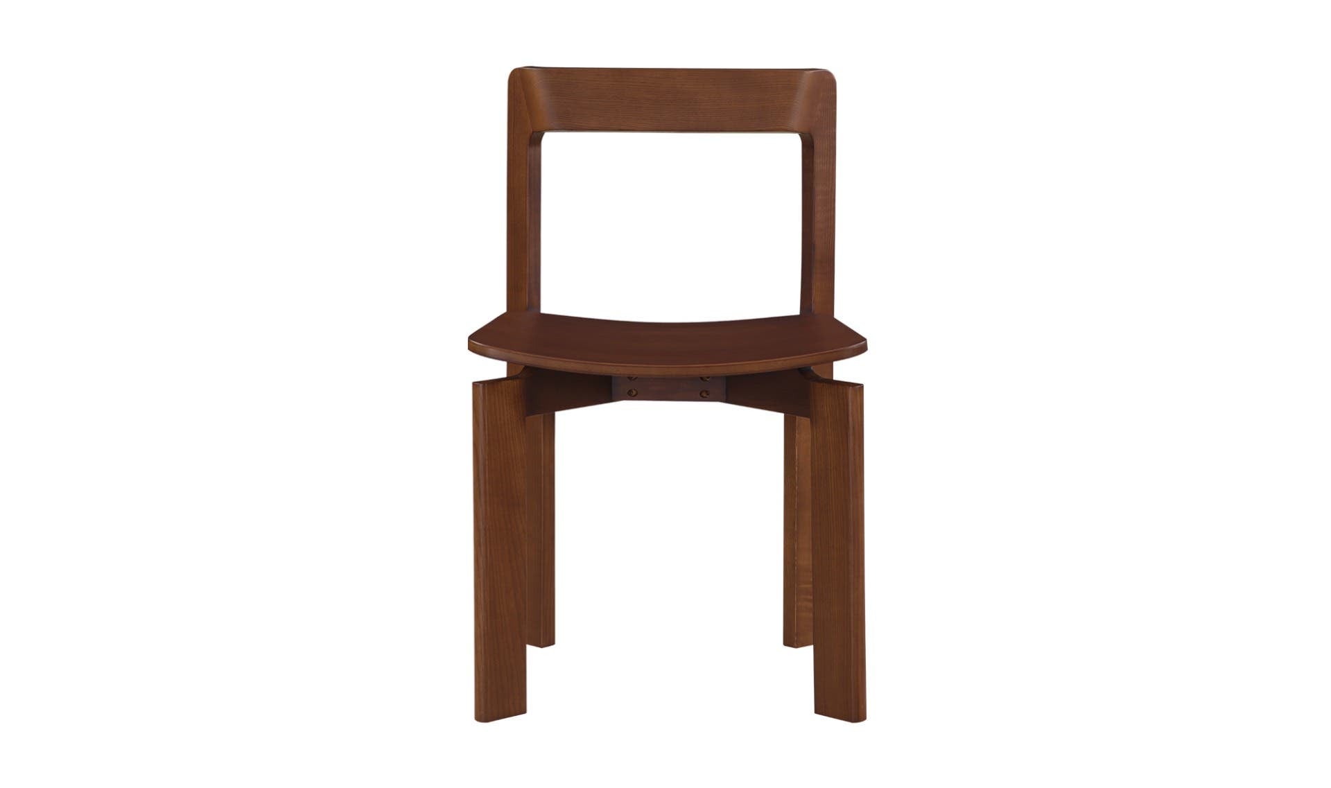 Daifuku Dining Chair Brown – Set Of Two by Moe's Home Collection - view 9