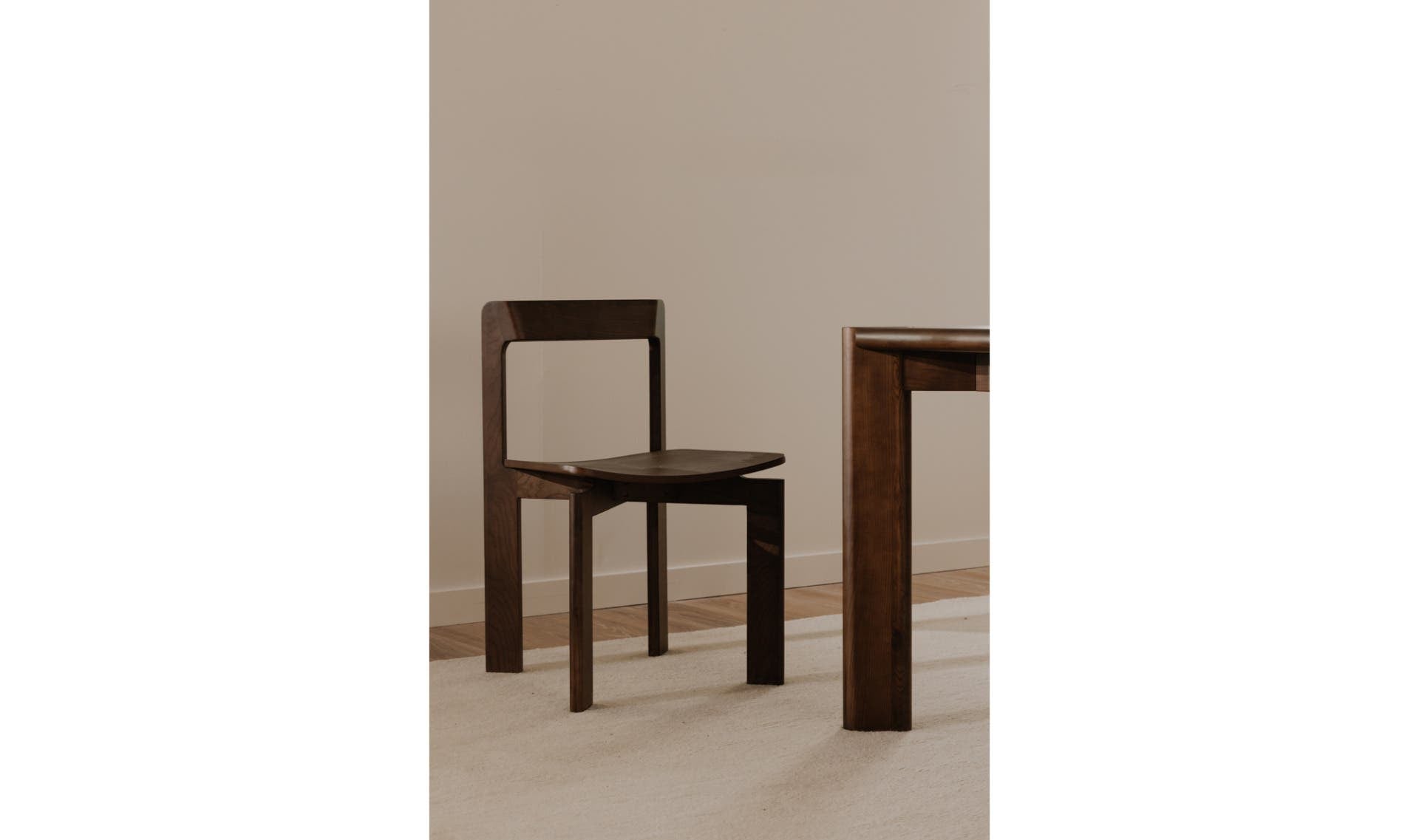 Daifuku Dining Chair Brown – Set Of Two by Moe's Home Collection - view 8
