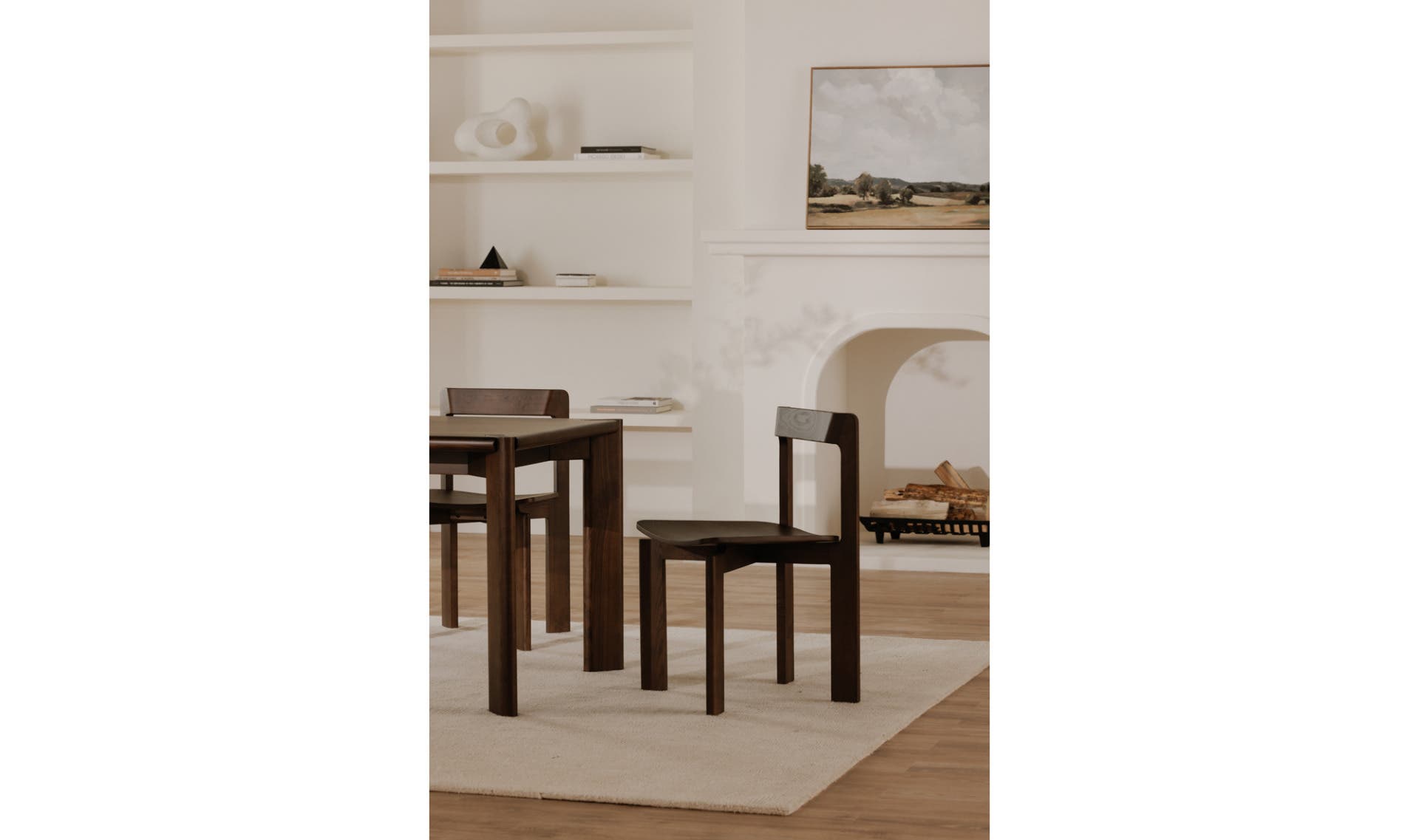 Daifuku Dining Chair Brown – Set Of Two by Moe's Home Collection - view 10