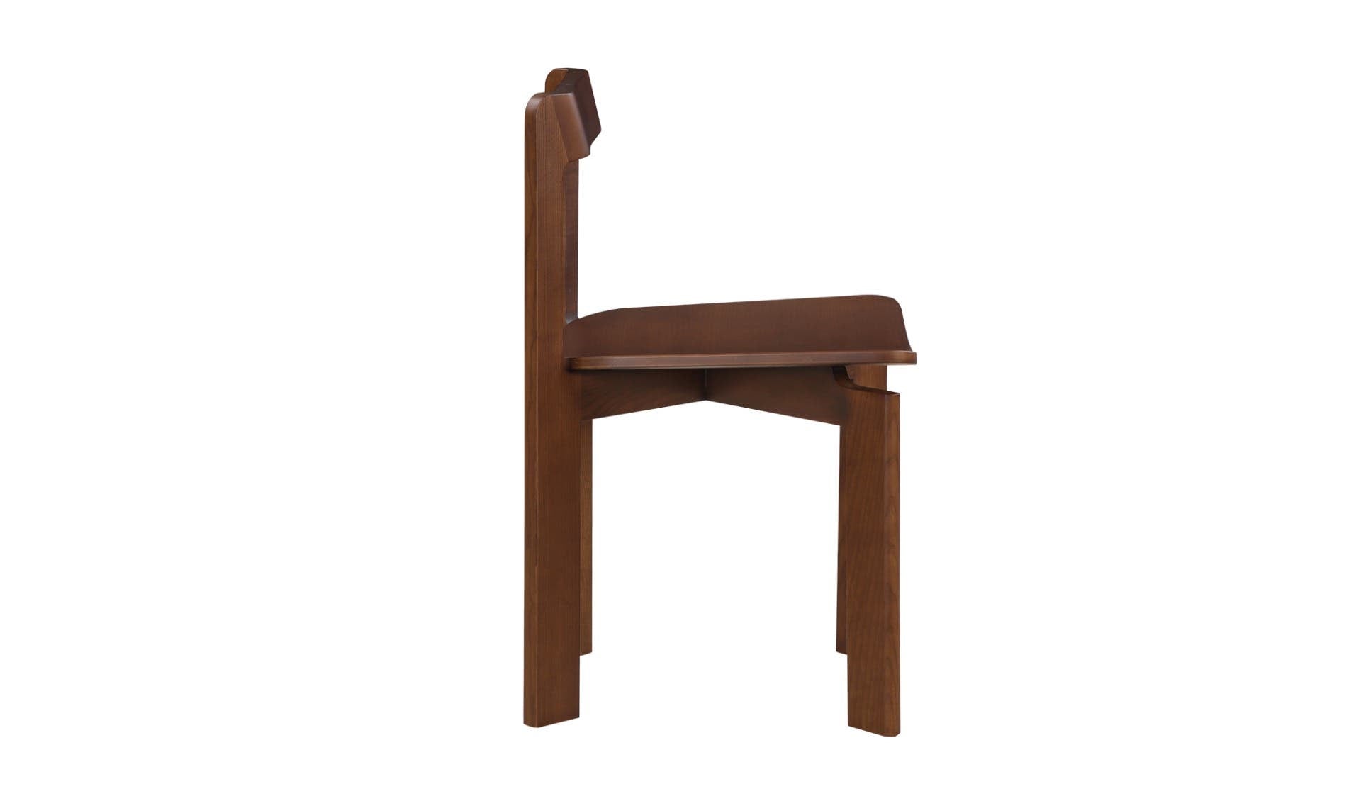 Daifuku Dining Chair Brown – Set Of Two by Moe's Home Collection - view 12
