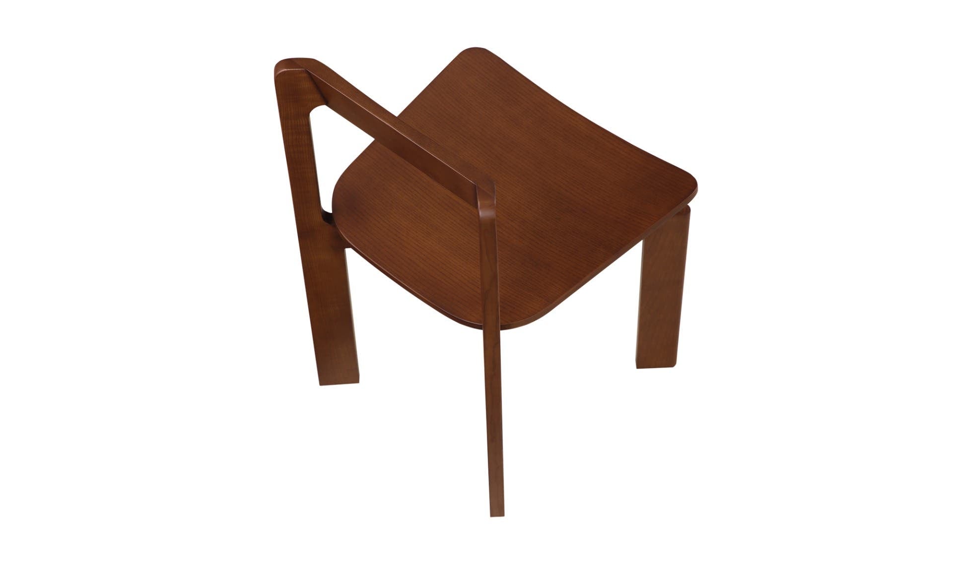 Daifuku Dining Chair Brown – Set Of Two by Moe's Home Collection - view 16