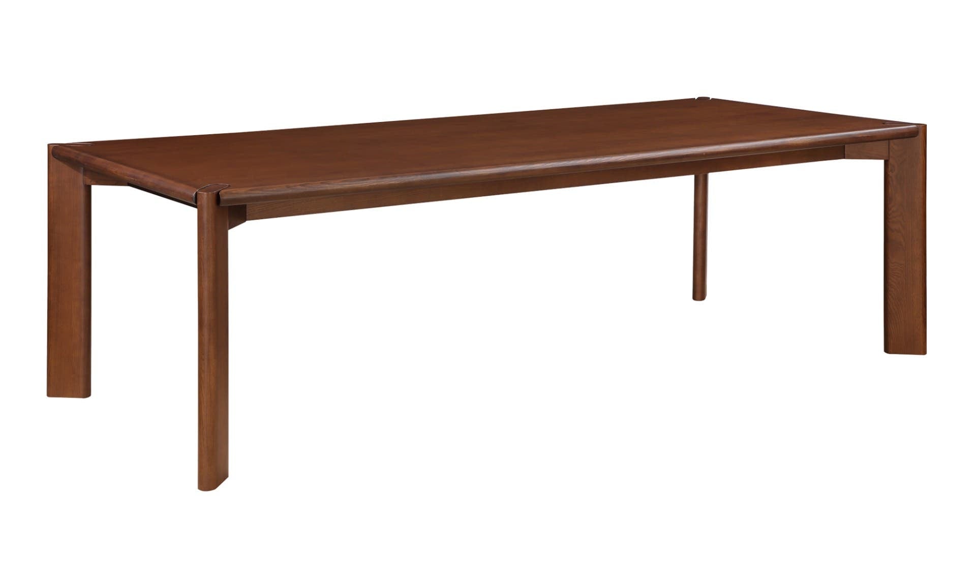 Daifuku Large Dining Table Walnut Stained Ash by Moe's Home Collection - view 8