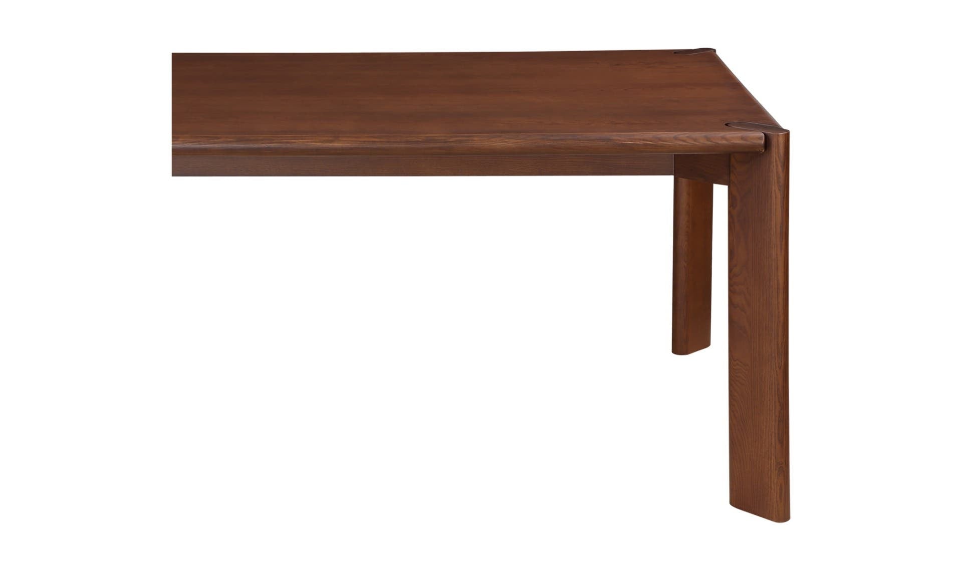 Daifuku Large Dining Table Walnut Stained Ash by Moe's Home Collection - view 11