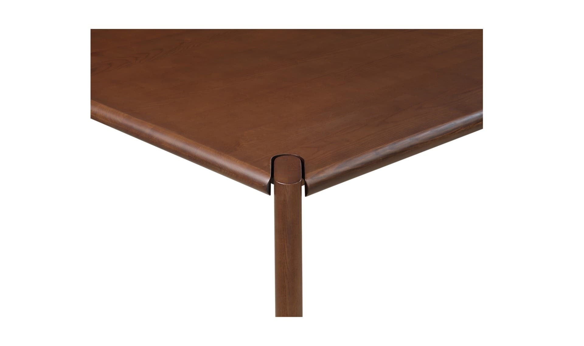 Daifuku Large Dining Table Walnut Stained Ash by Moe's Home Collection - view 12