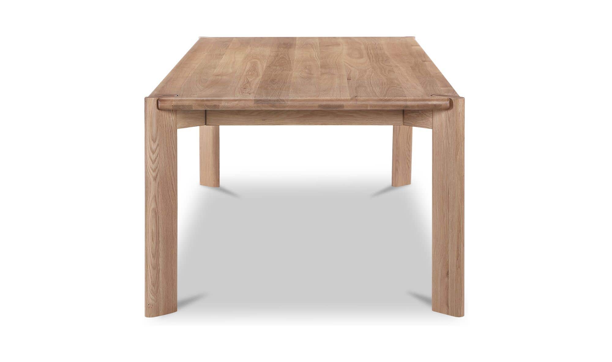 Daifuku Large Dining Table Brushed Natural Oak by Moe's Home Collection - view 7