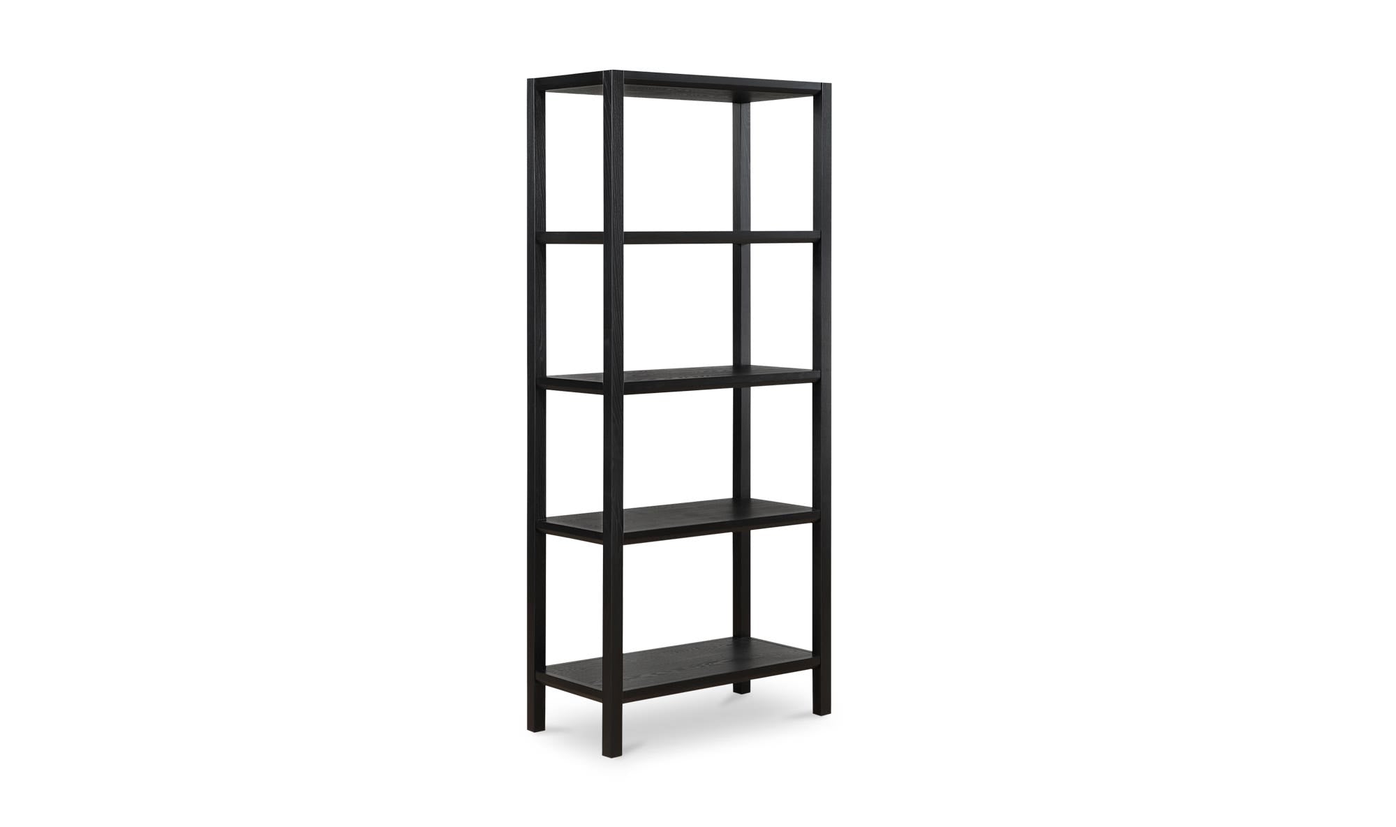Nolan Bookcase Black by Moe's Home Collection - view 5
