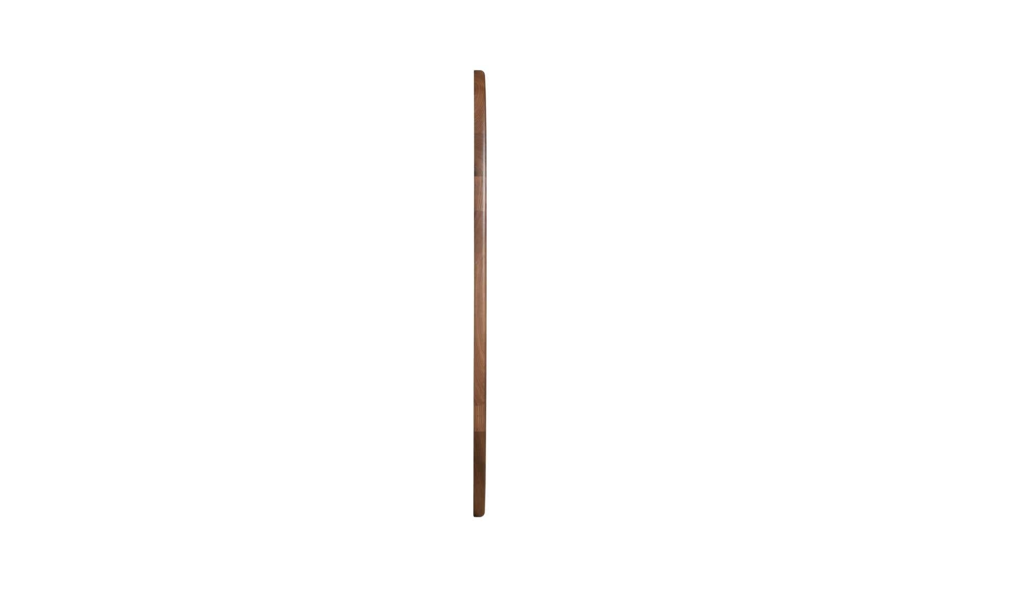Alcott Oval Mirror Walnut by Moe's Home Collection - view 6