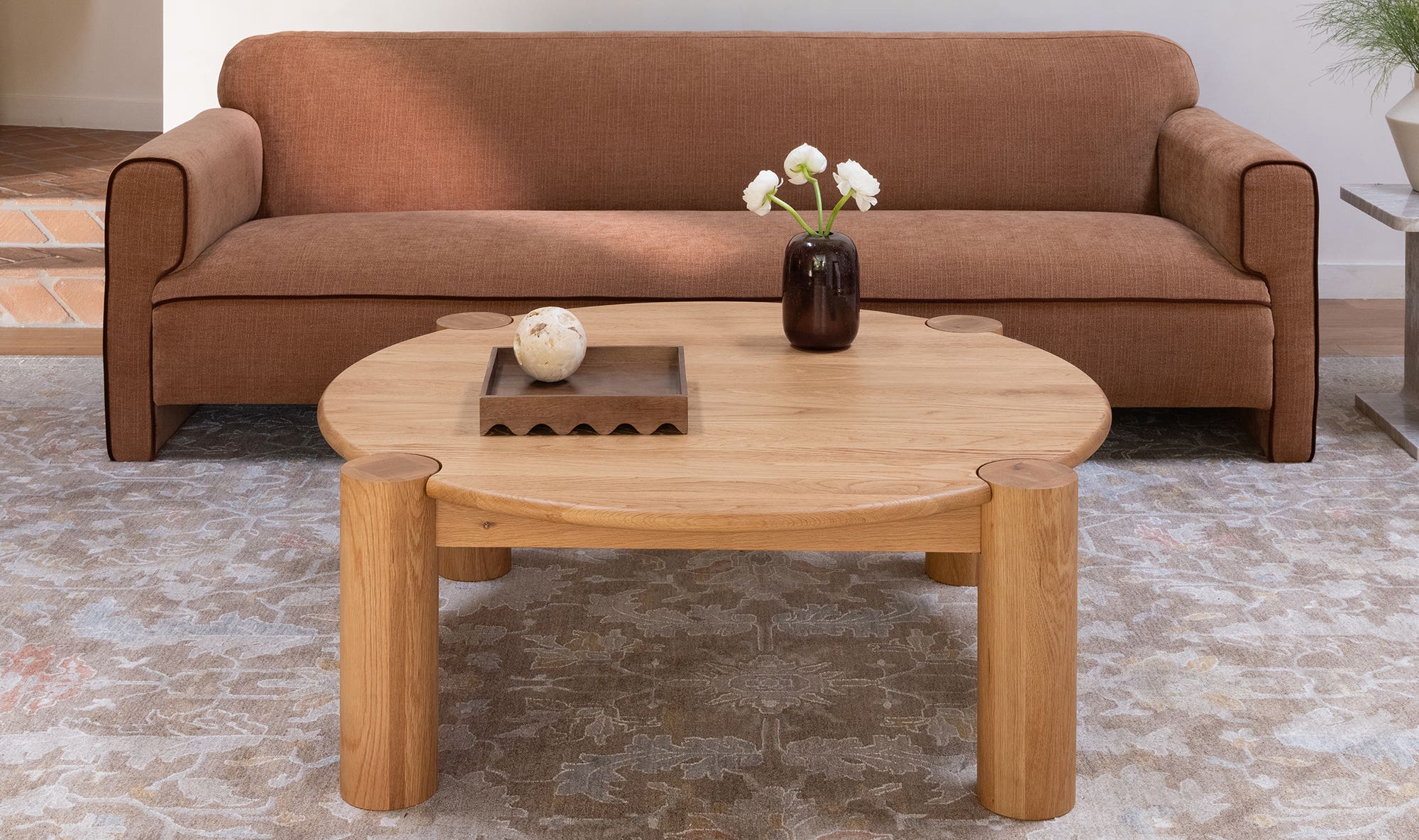 Jack Coffee Table Brushed Natural Oak by Moe's Home Collection - view 7