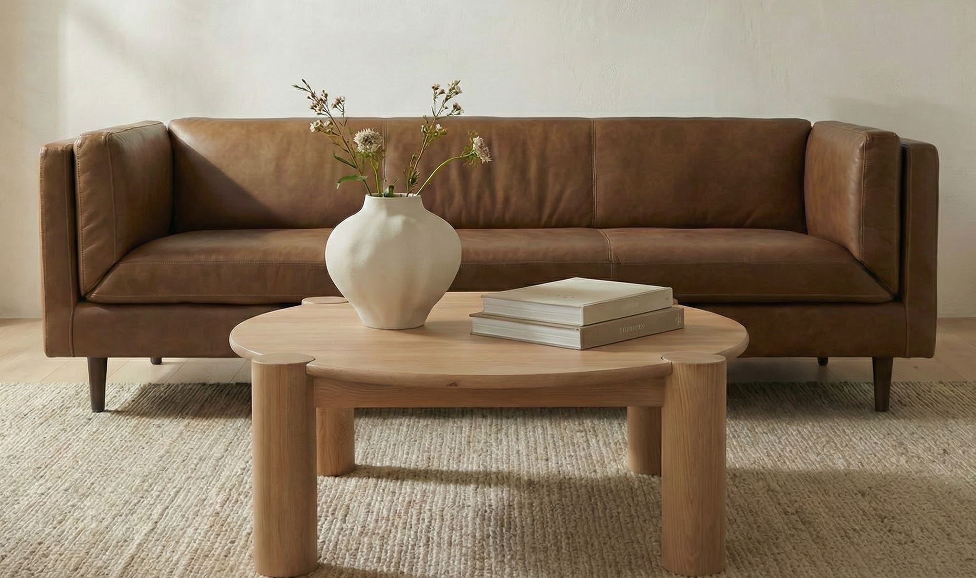 Jack Coffee Table Brushed Natural Oak by Moe's Home Collection - view 8