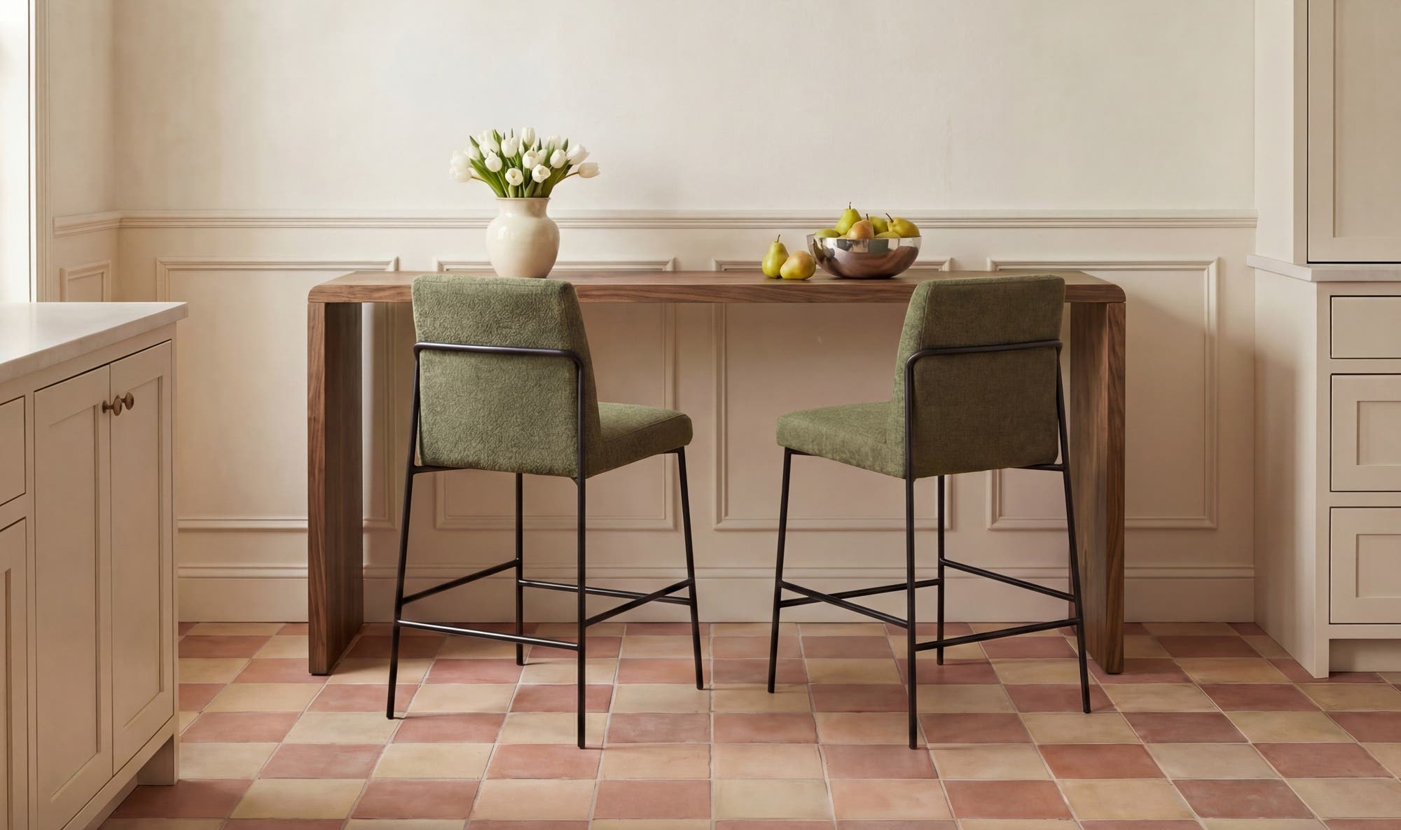 Carrie Counter Table Walnut by Moe's Home Collection - view 4