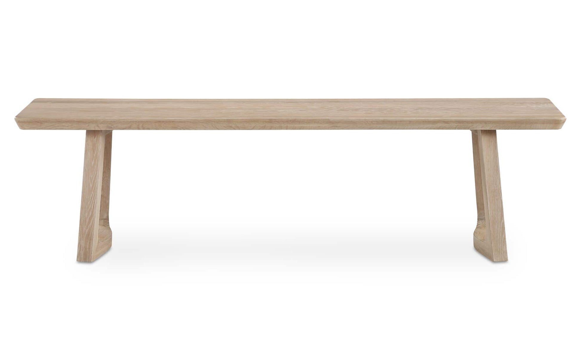 Silas Dining Bench Oak by Moe's Home Collection - view 3