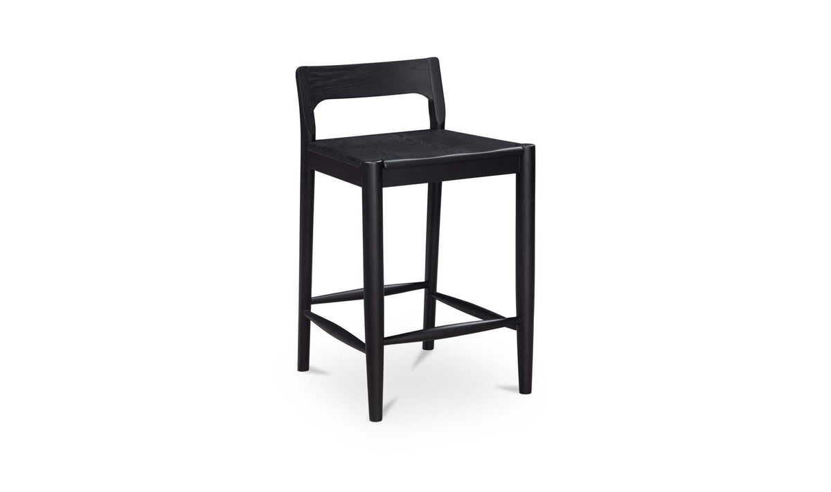 Owing Low Back Counter Stool Black by Moe's Home Collection - view 4