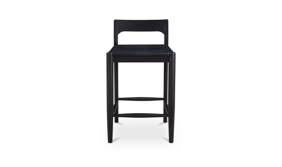 Owing Low Back Counter Stool Black by Moe's Home Collection - view 2