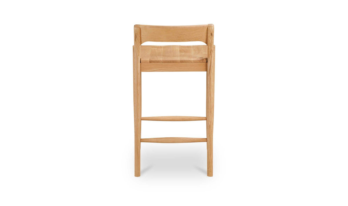 Owing Low Back Counter Stool Oak by Moe's Home Collection - view 6