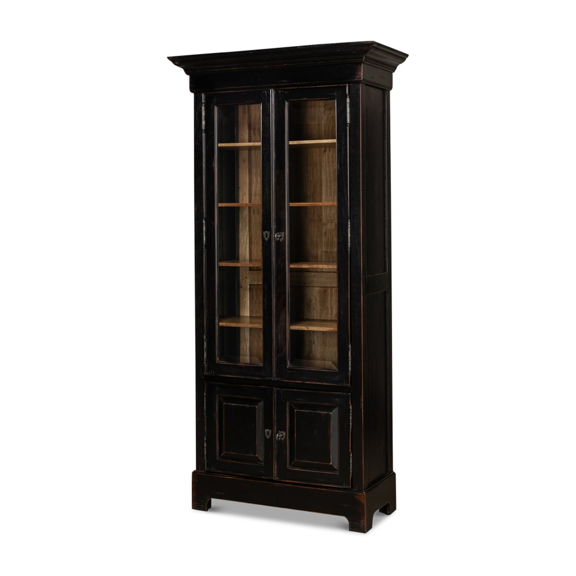 Bookcase In Ebony Finish by Sarreid Ltd