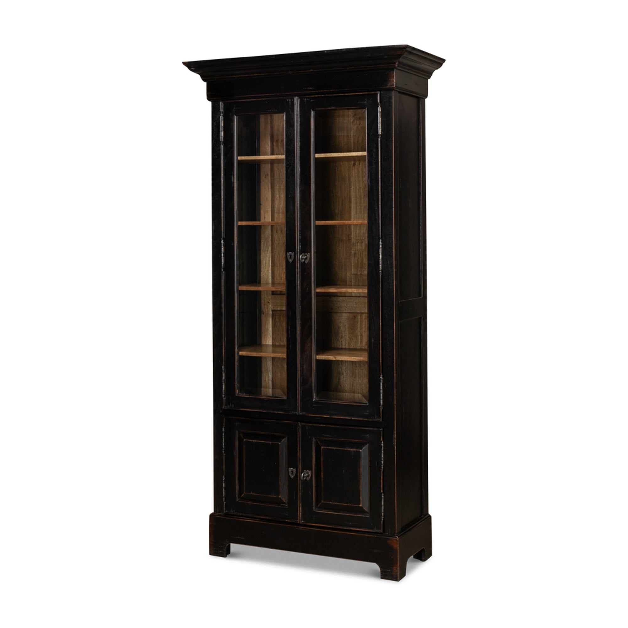 Bookcase In Ebony Finish by Sarreid Ltd