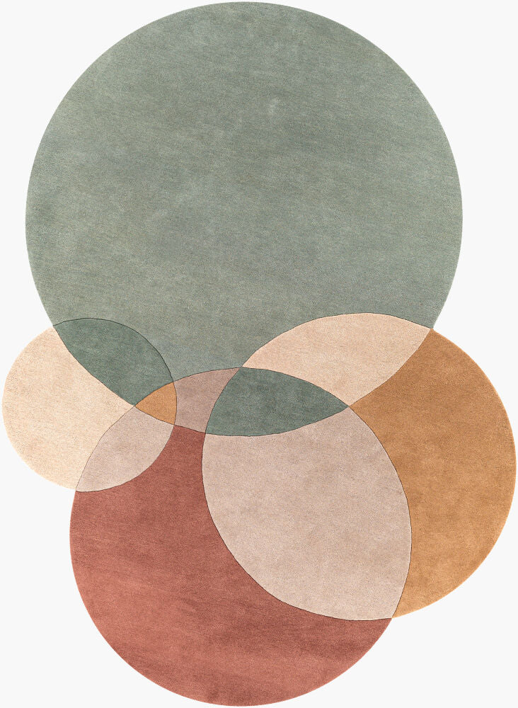 Beck Gray/Tan Handmade Rug - 2' x 3'