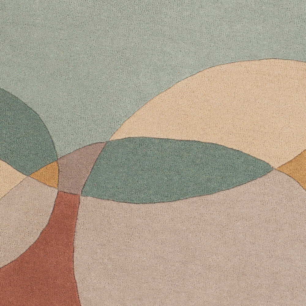 Beck Gray/Tan Handmade Rug - swatch