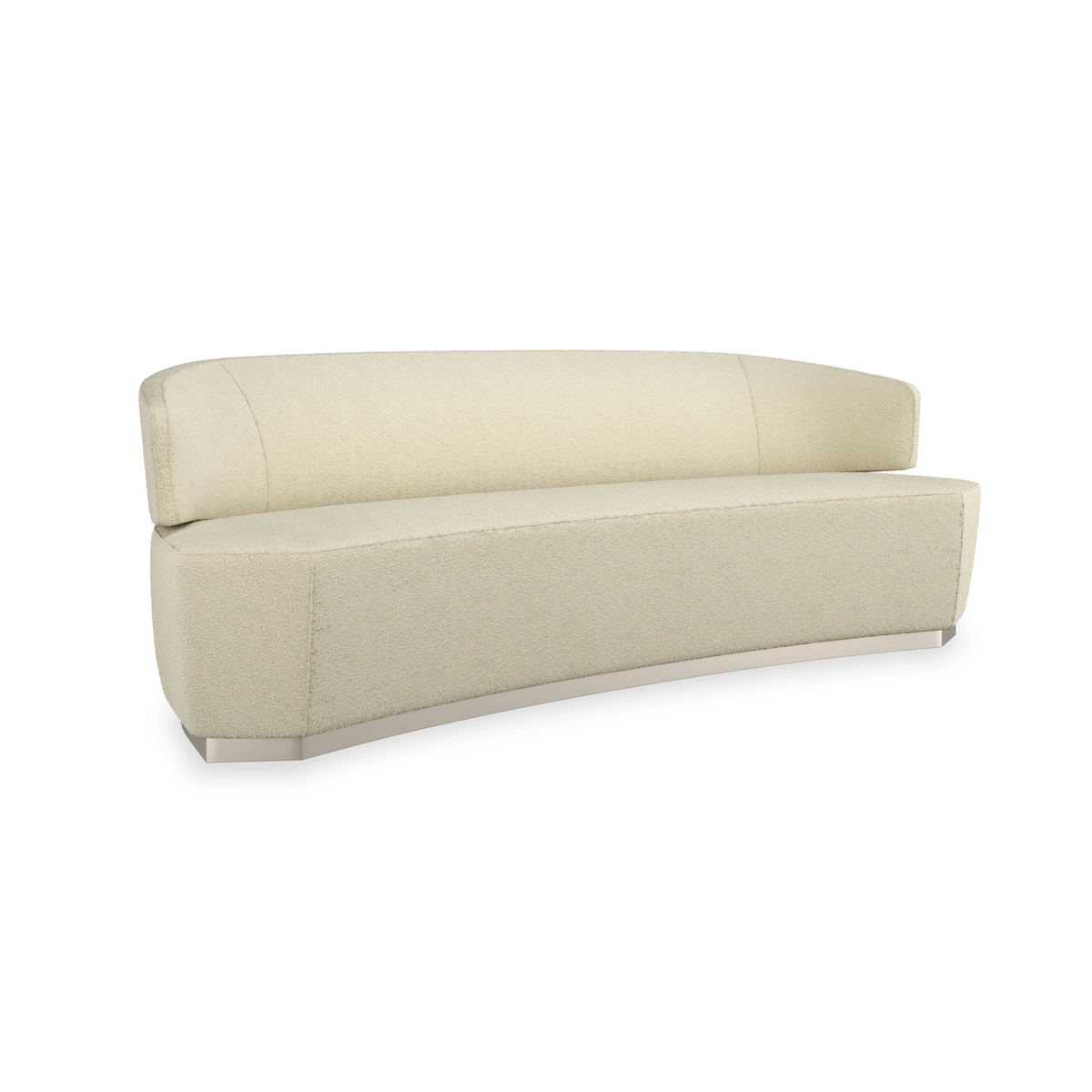 Olympia Sofa-Oatmeal Sparkling Argent 93.50" by Caracole - view 2