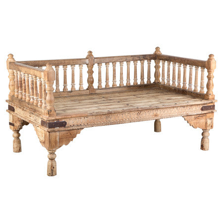 Antique Daybed Bench 74"