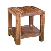 Old Teak Lamp Tables 23"