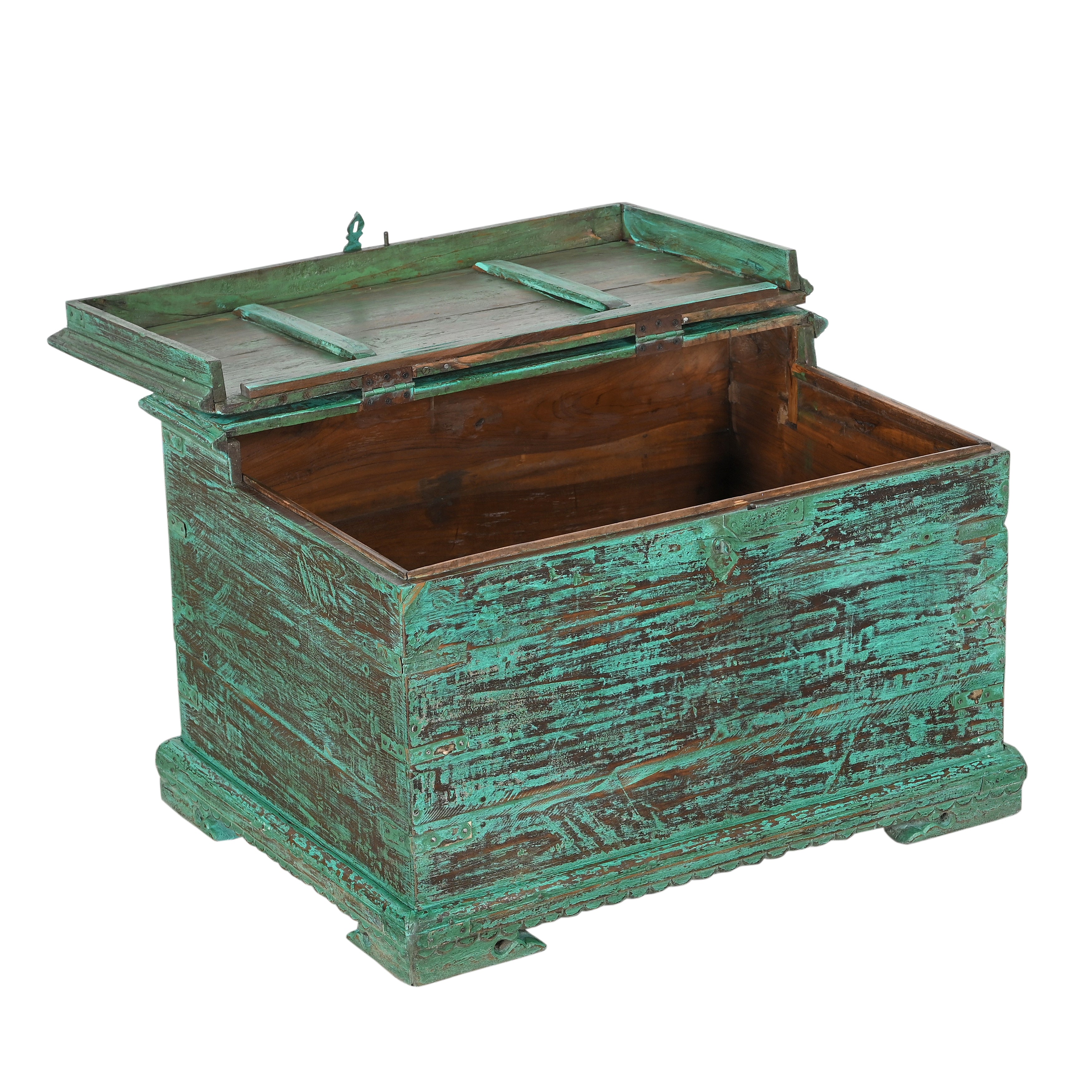 Vintage Teak Trunk Box