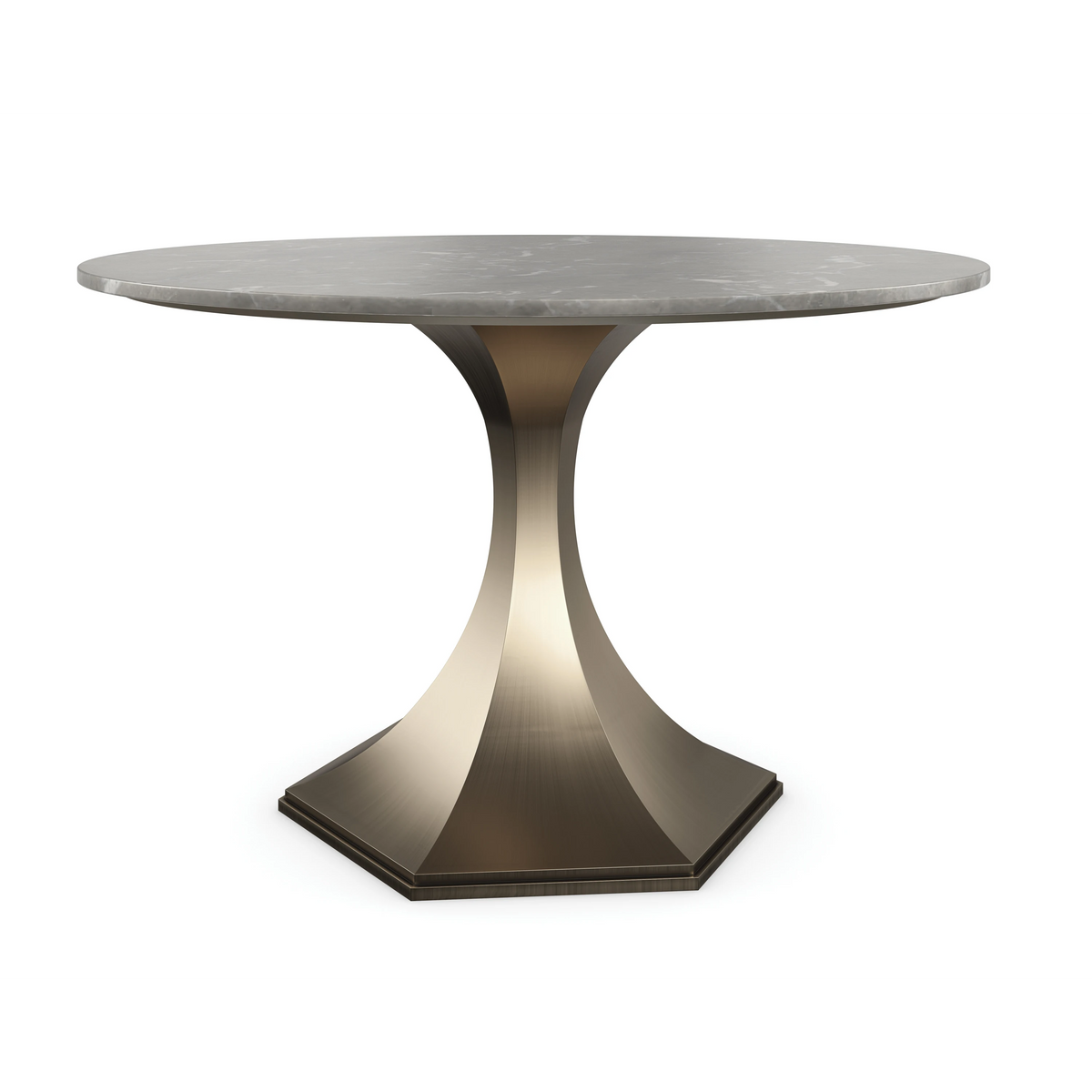 Top Brass Afterglow Dining Table 48" by Caracole - view 4