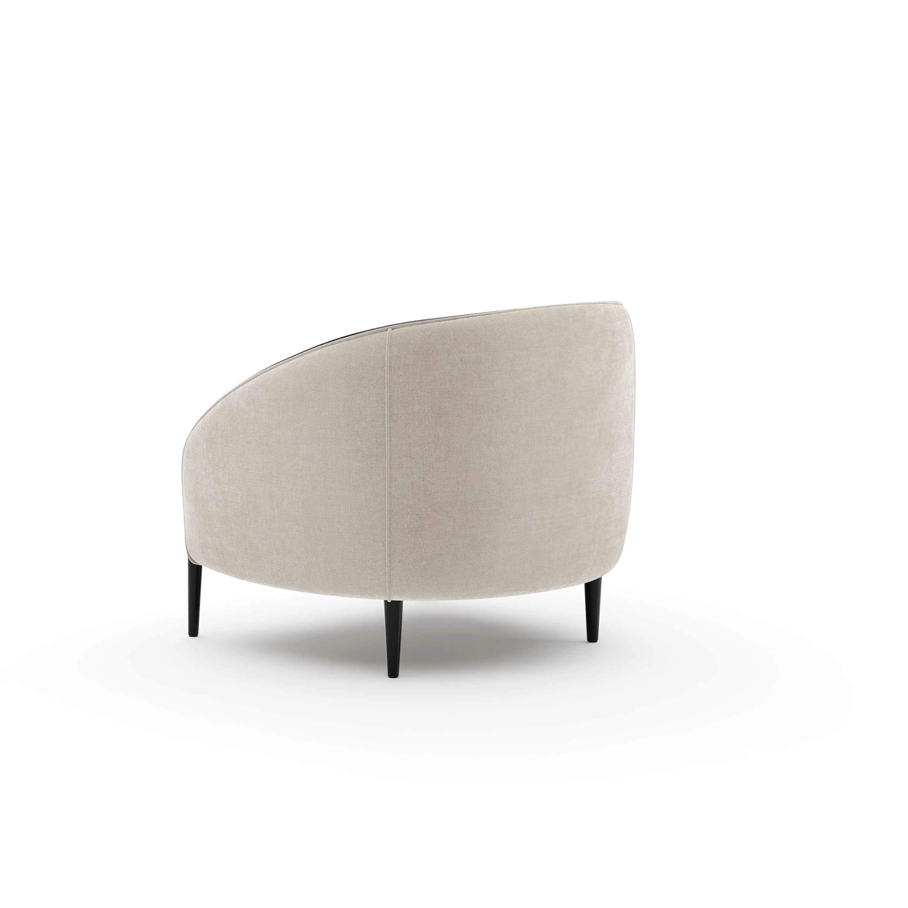Petit Accent Chair - Ivory Chairs 37" by Caracole - view 4