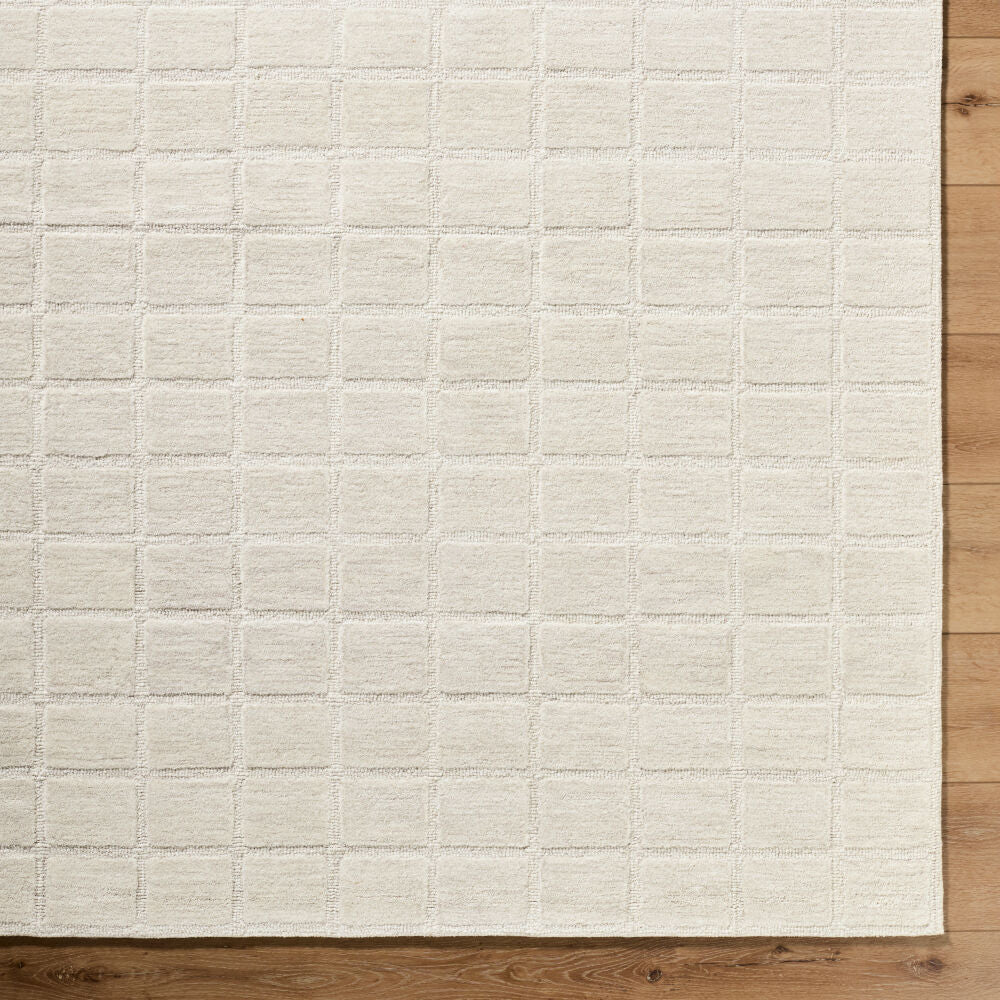 Benchcraft Light Beige Handmade Rug - overhead