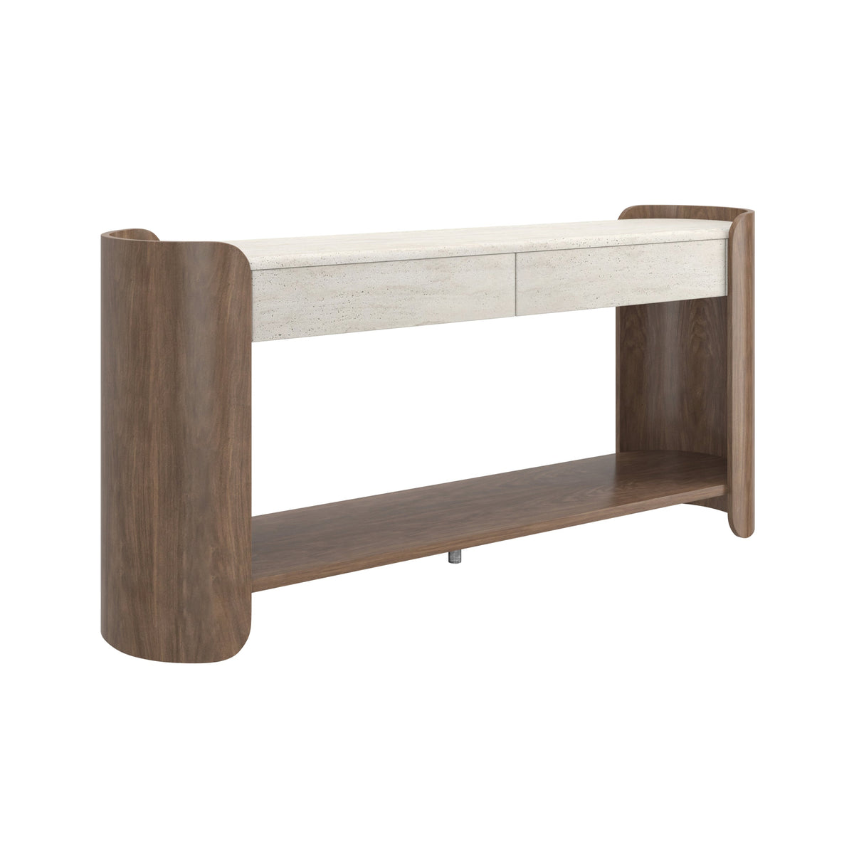 Fleur Console Table Porcini 66.75" by Caracole - view 3