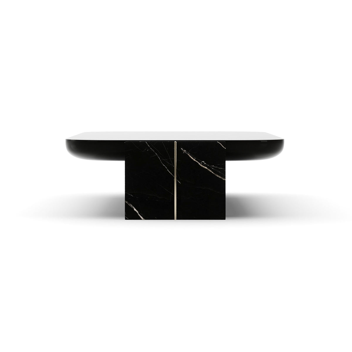 Overlap Rectangle Cocktail Table 70" by Caracole - view 6