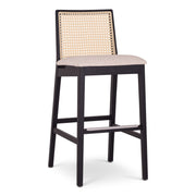 Nardia Barstool Ebano, Medley Ivory, Bar Height by Urbia - product view