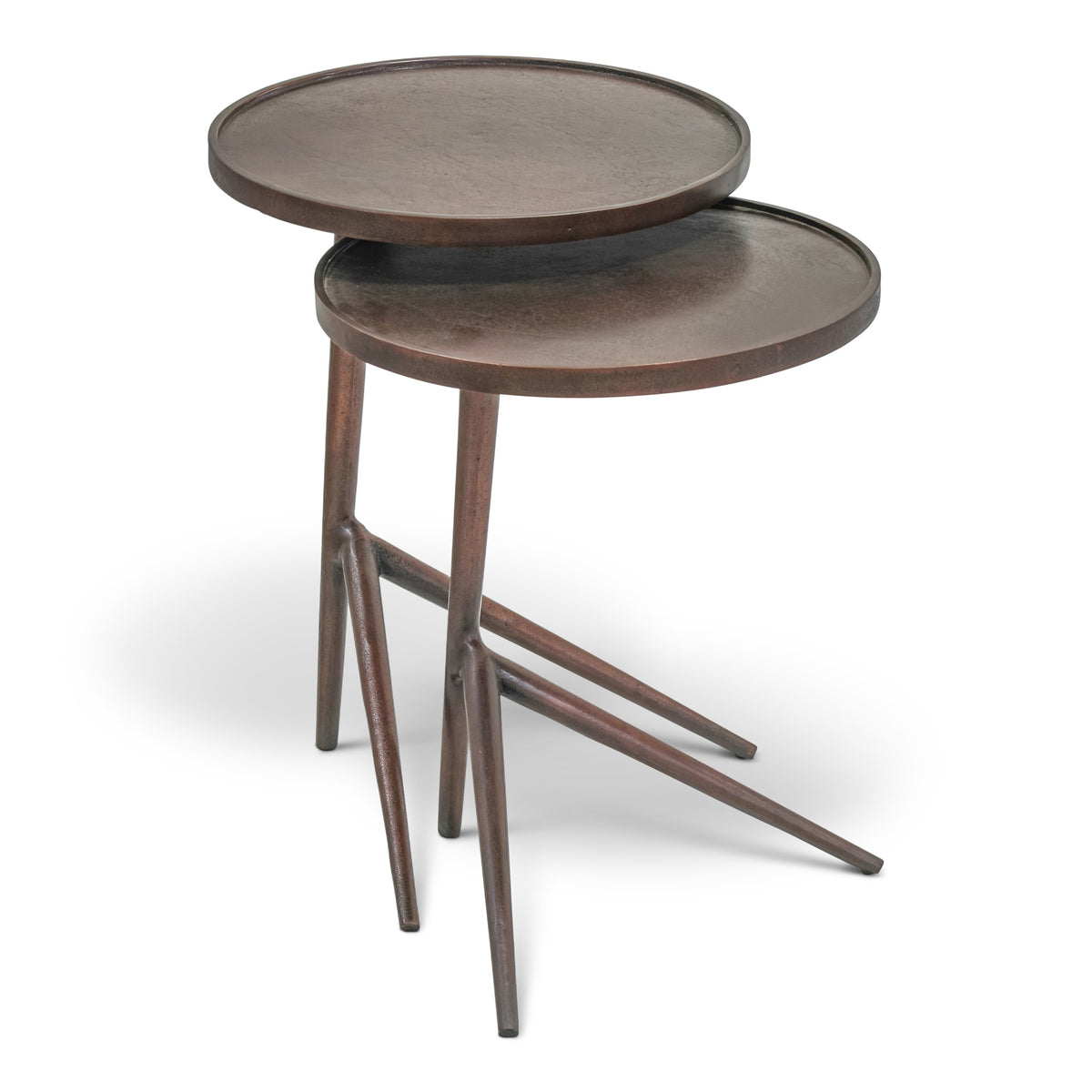 Leo Nesting Set (Set of 2) Antique Copper, Antique Copper by Urbia - product view