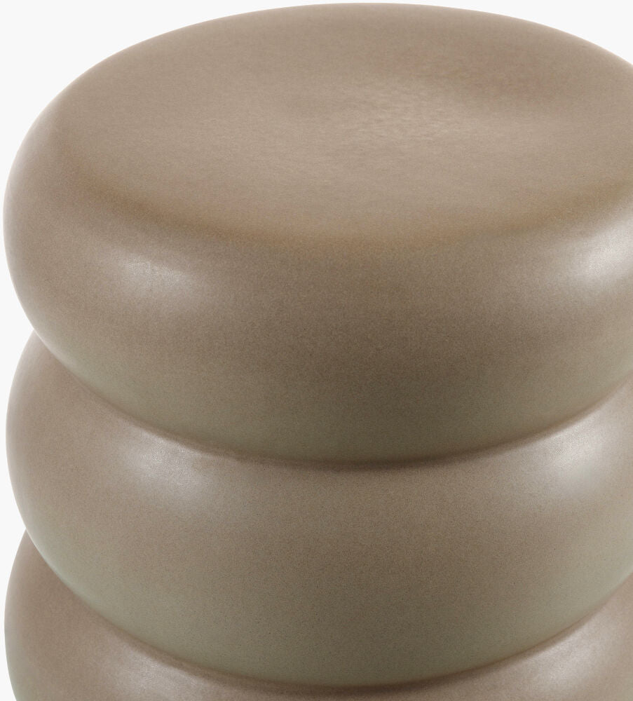 Bizen Garden Stool BIZ-003 - corner