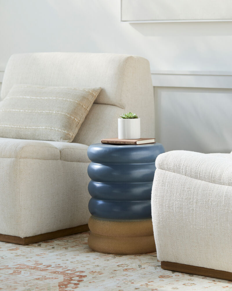 Bizen Garden Stool BIZ-005 - styleshot