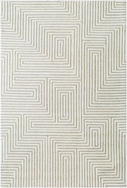 Brook Beige/Cream Handmade Rug - 2' x 3'
