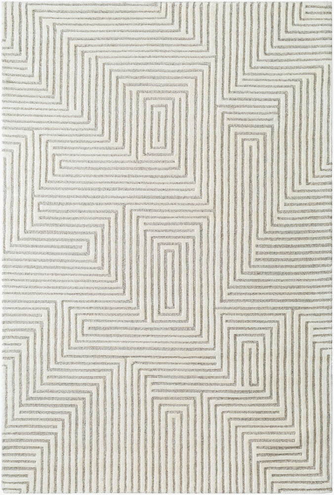 Brook Beige/Cream Handmade Rug - 2' x 3'