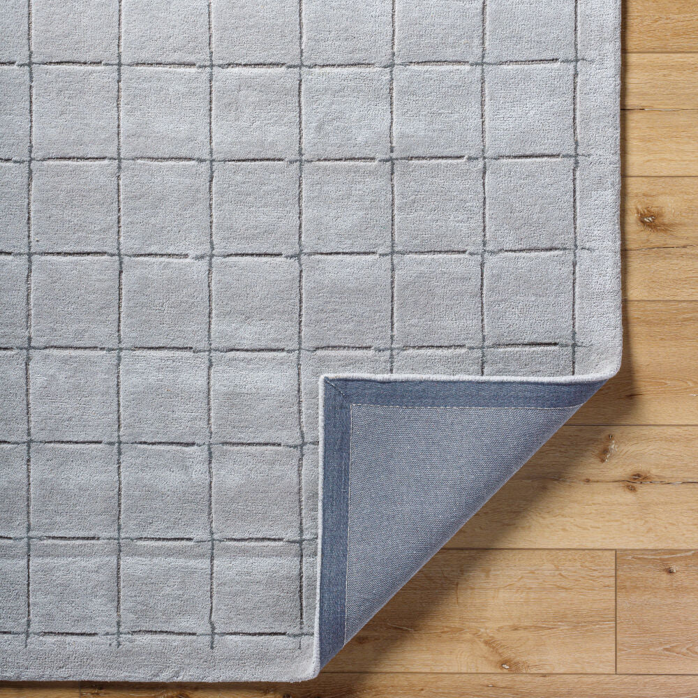 Brook Charcoal/Gray Handmade Rug - fold