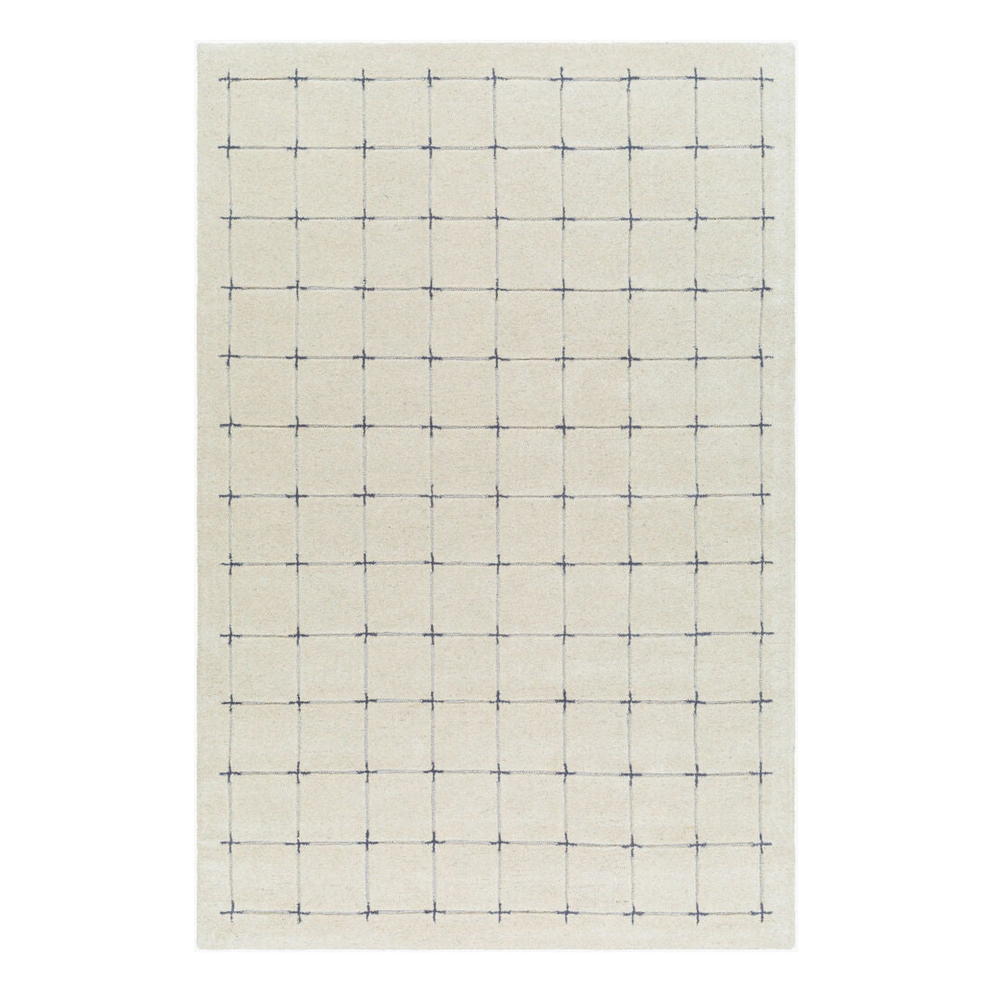 Brook Charcoal/Tan Handmade Rug - 2' x 3'