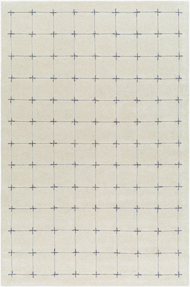 Brook Charcoal/Tan Handmade Rug - 2' x 3'