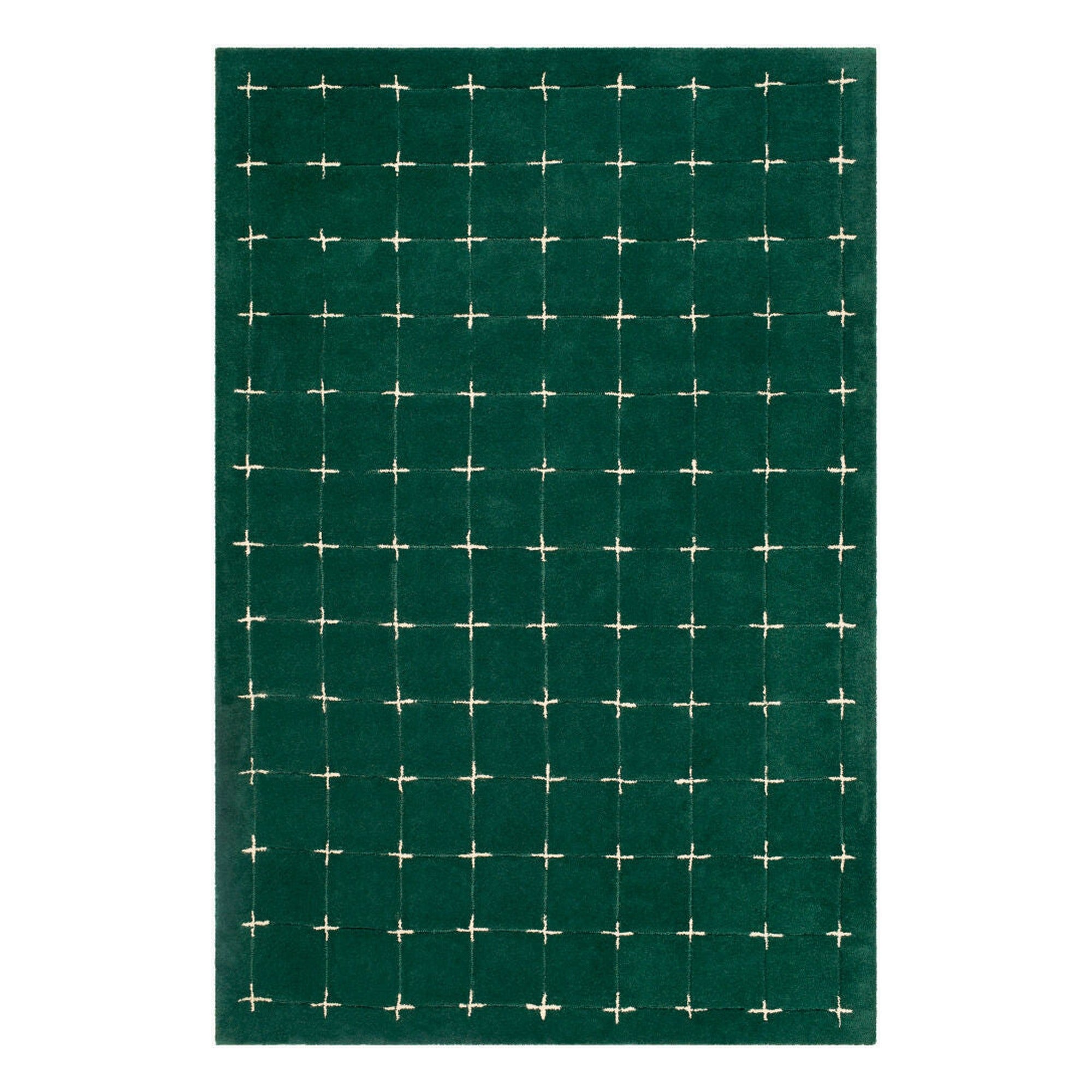 Brook Dark Green/Light Beige Handmade Rug BKO-2333 - 3' x 10'