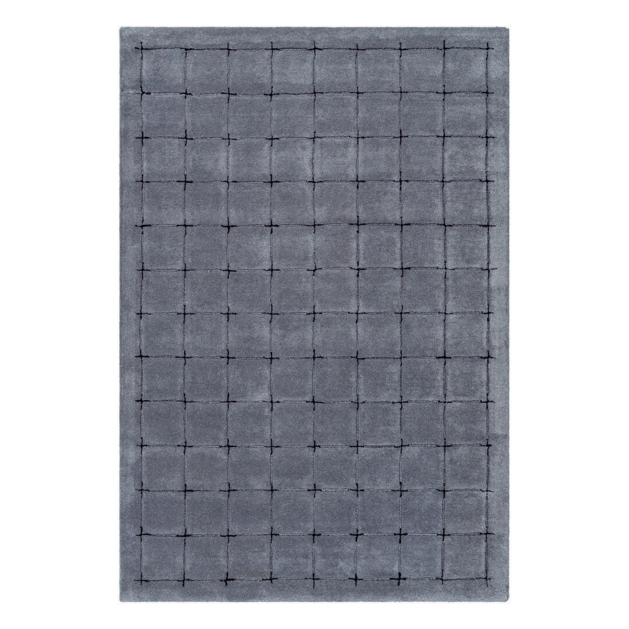 Brook Black/Charcoal Handmade Rug - 2' x 3'