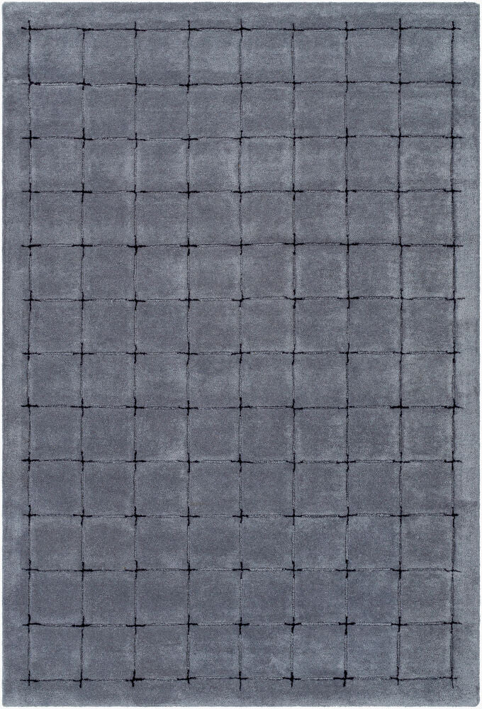 Brook Black/Charcoal Handmade Rug - 2' x 3'