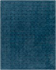 Brook Black/Dark Blue Handmade Rug - 2' x 3'