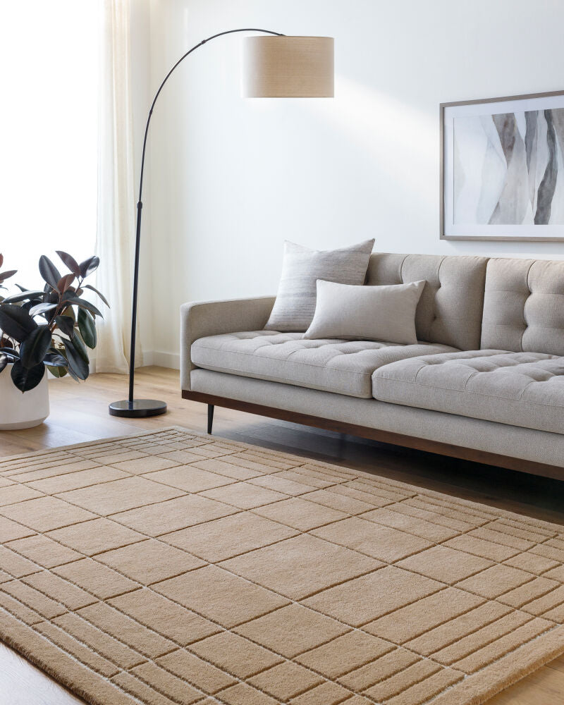 Brook Brown/Medium Gray Handmade Rug - roomscene