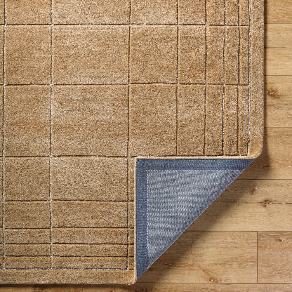 Brook Brown/Medium Gray Handmade Rug - fold