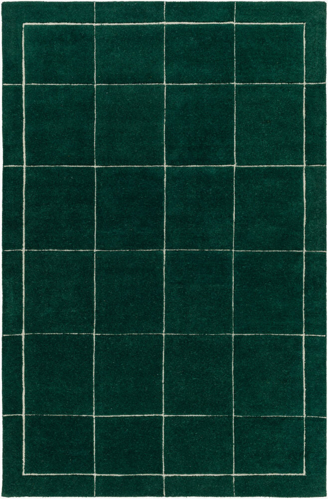 Brook Dark Green/Light Beige Handmade Rug BKO-2351 - 2' x 3'