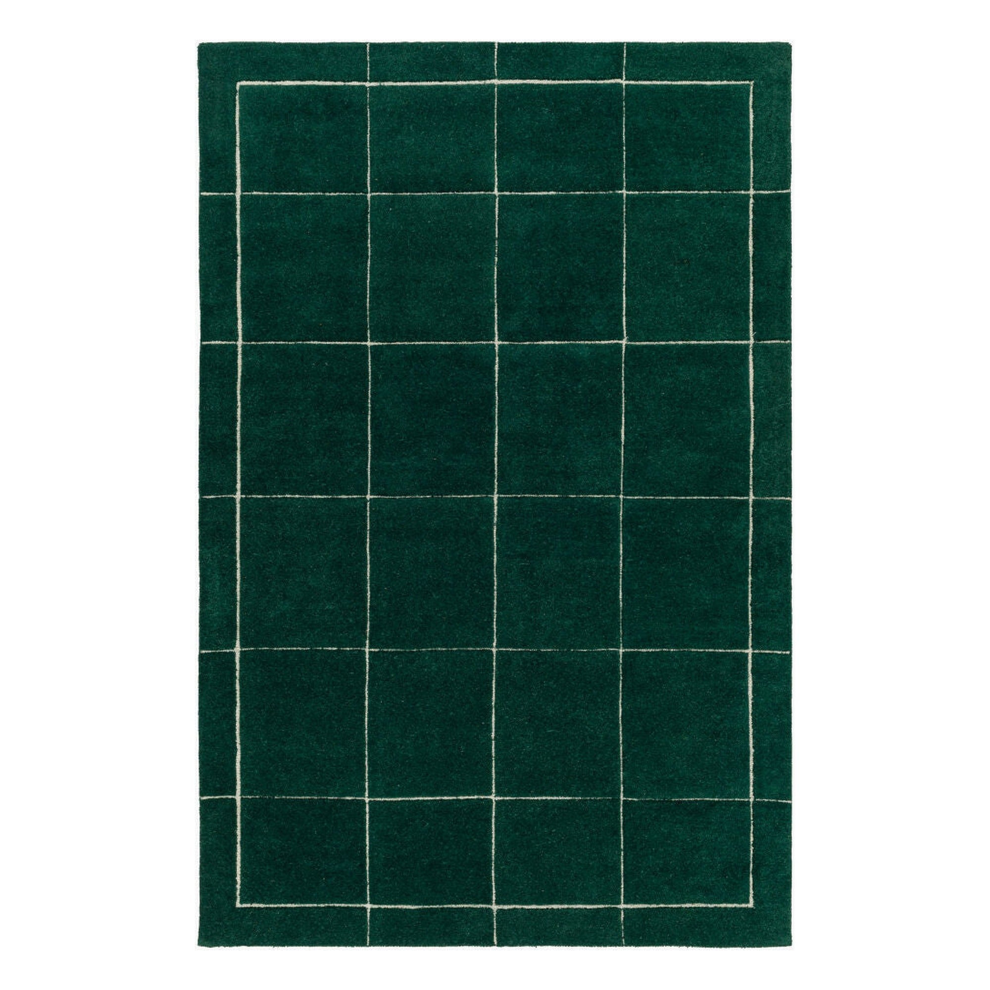 Brook Dark Green/Light Beige Handmade Rug BKO-2351 - 2' x 3'
