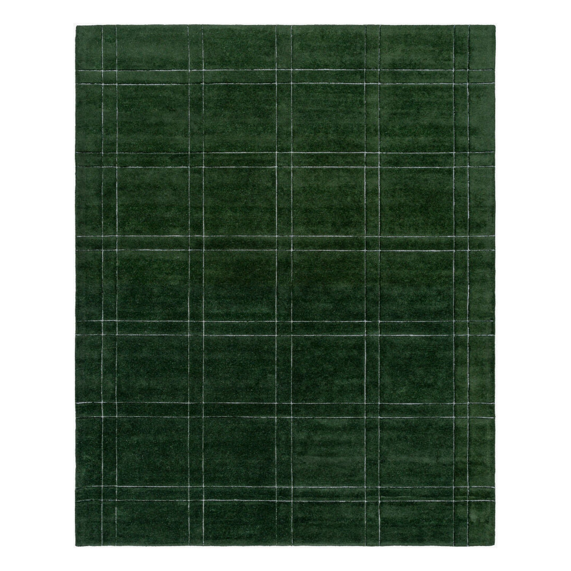 Brook Dark Green/Light Slate Handmade Rug - 3' x 10'